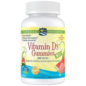 Vitamin D3 Gummies Kids 400 IU - 60 gummies - Nutra Best Europe