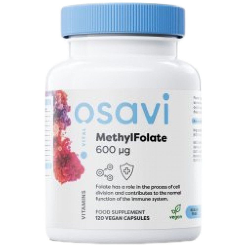 Methylfolat 600 mcg | mit Quatrefolic® - 120 Kapseln