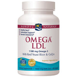 Omega LDL 1152 mg | Mit rotem Hefe Reis und CoQ10 - 60 Gelkapseln