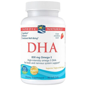 DHA 830 mg - 90 Gel capsules - Nutra Best Europe