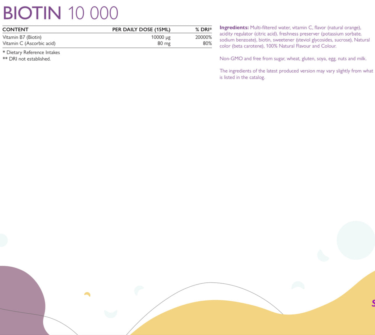 Flüssiges Biotin 10.000 µg x 500 ml
