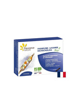 Entspannung des Nervensystems – Passionsblume, Lavendel, Escholtia Bio, 10 Trinkampullen Fleurance Nature