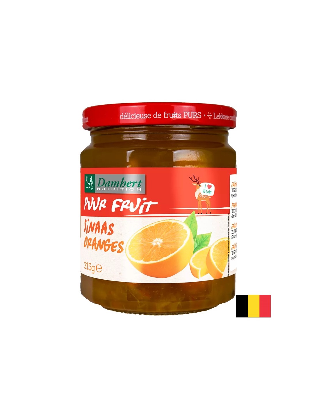 100 % Orangenmarmelade (zuckerfrei), 315 g