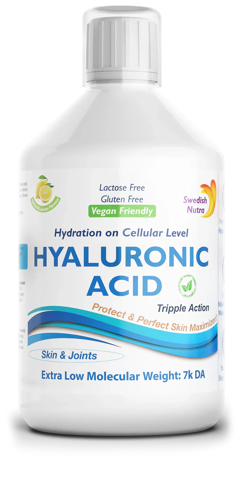 Flüssige Hyaluronsäure 100 mg – Ernährung auf zellulärer Ebene – 500 ml