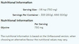 100 % Glycin/Glycin-Aminosäurepulver 250 Gramm