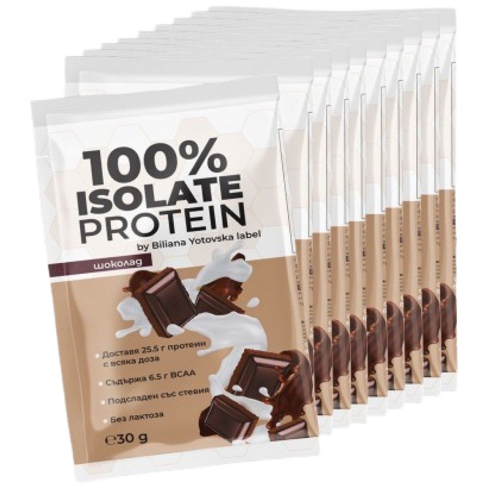 100 % isoliertes Protein | mit Zusatz von Stevia – 30 Gramm