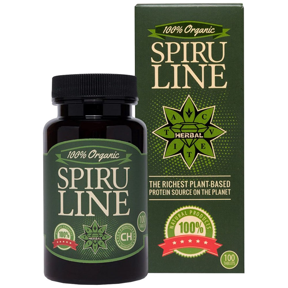 100 % Bio-Spirulina – 100 Tabletten