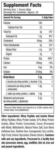 100 % Premium Whey Isolate 1360 Gramm