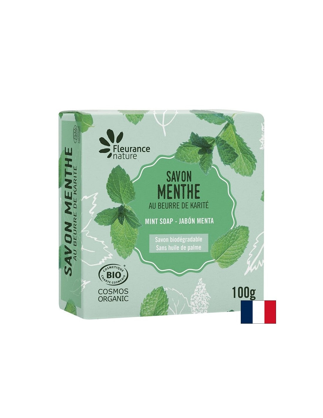 Seife mit Minze, 100 g Fleurance Nature