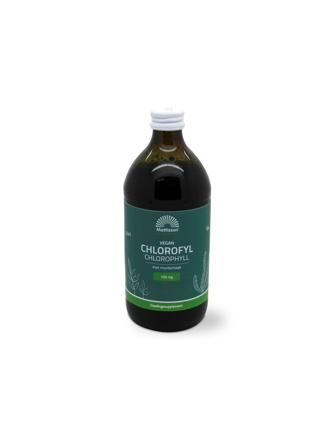 Entgiftung – Chlorophyll, 100 mg x 500 ml, Minzgeschmack