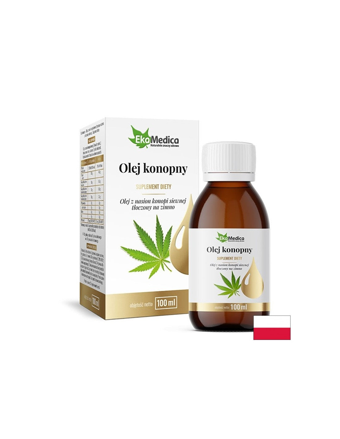 Haare und Haut, Hormonhaushalt – Hanfsamenöl + Vitamin E, 100 ml EkaMedica