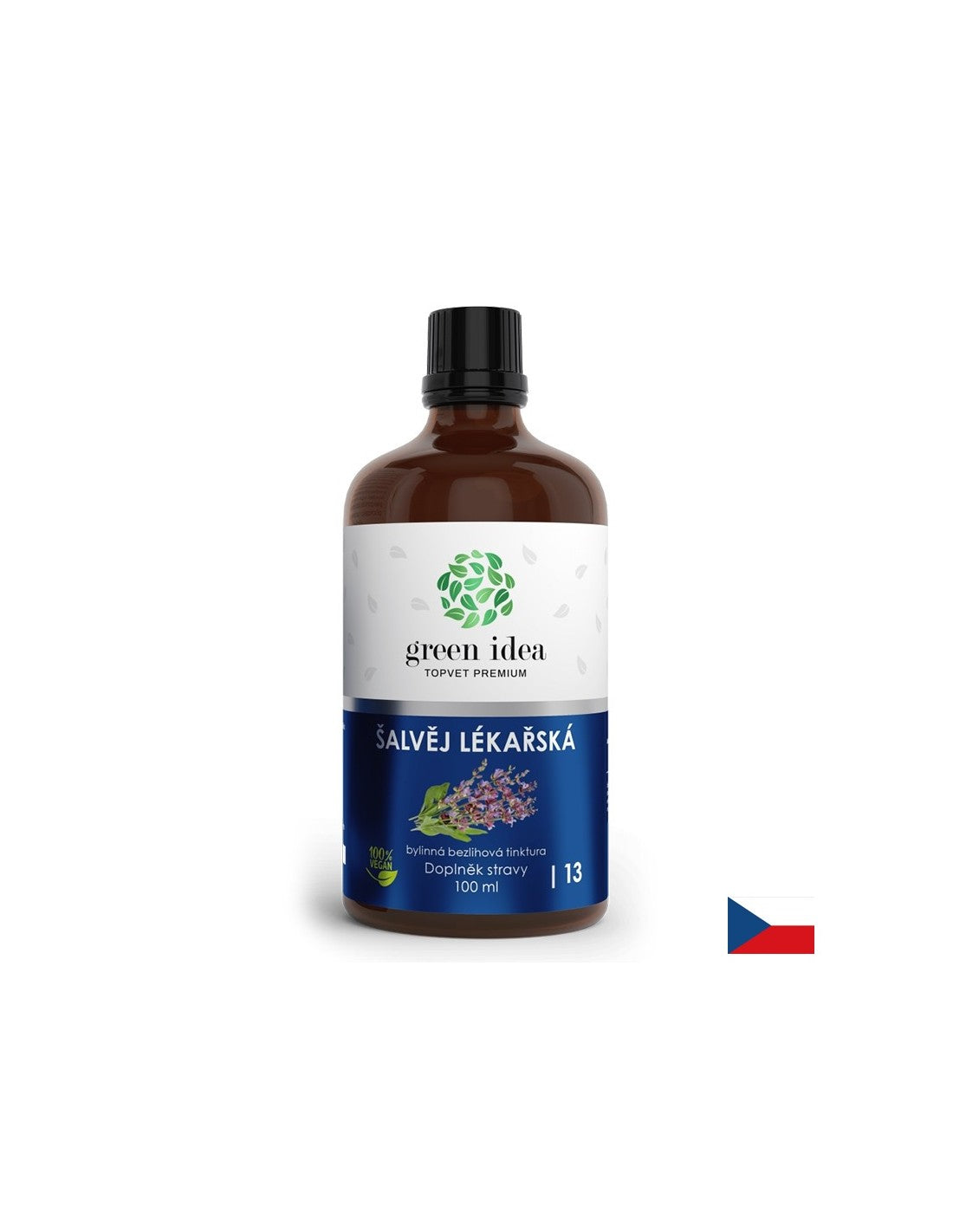 Gegen unerwünschtes Schwitzen und Wechseljahre – Salvia (Salbei), Tinktur (alkoholfrei), 100 ml