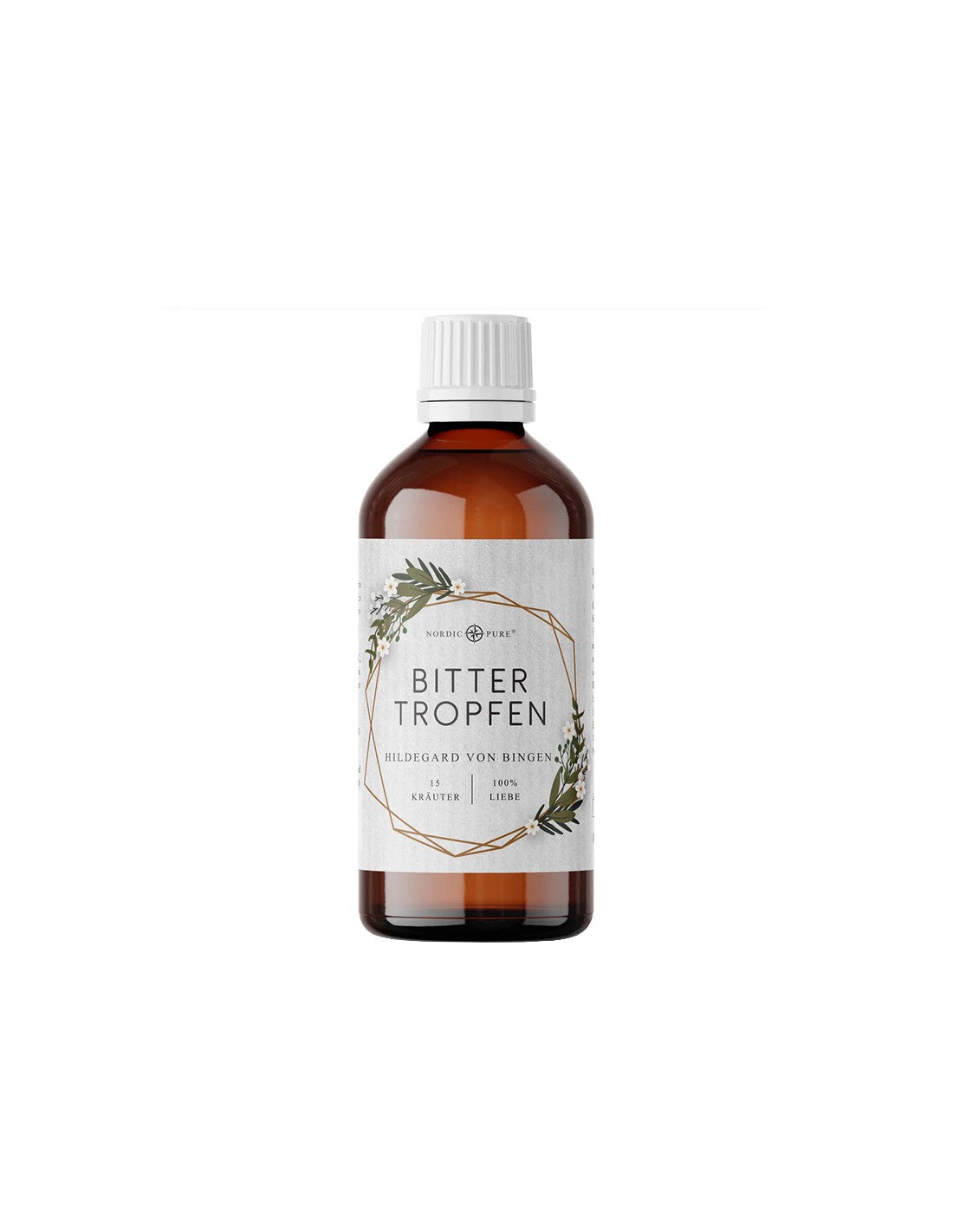 Kräuterbitter - Tropfen nach der Methode von Hildegard von Bingen, 100 ml