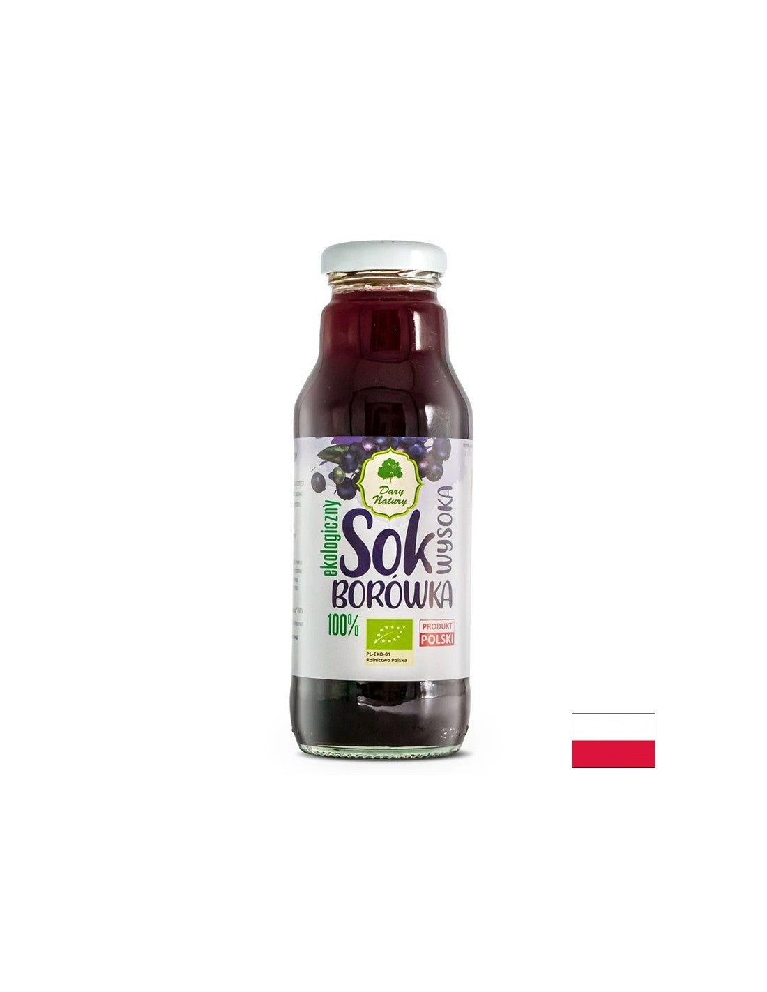 100% amerikanischer Blaubeersaft Bio, 270 ml <tc>Dary Natury</tc>