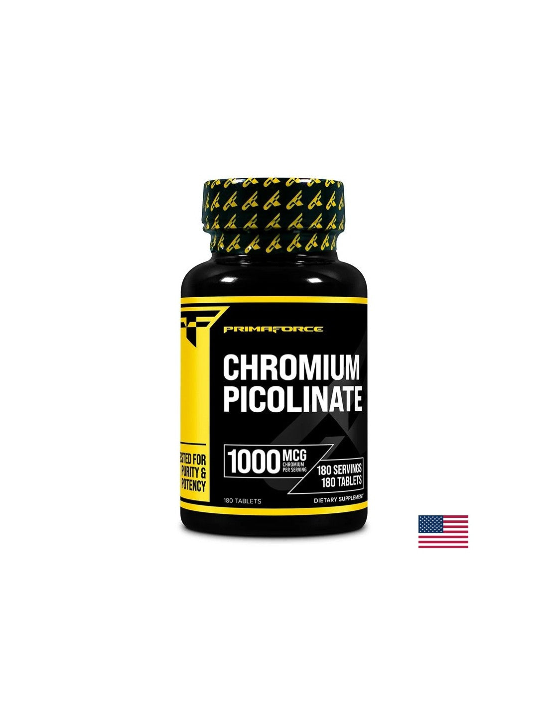 Blutzuckerkontrolle – Chrom (Picolinat), 1000 µg x 180 Tabletten