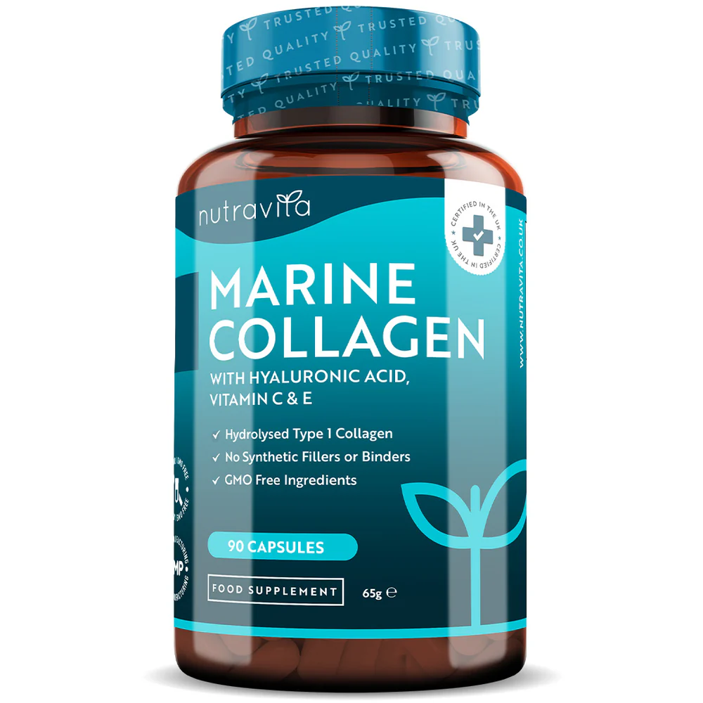 Hydrolysiertes Meereskollagen mit Hyaluronsäure – 1000 mg