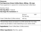 Volles Spektrum grüne Kaffeebohne 400 mg 60 Kapseln