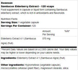 Sambucus -Elderberry -Extrakt 575 mg 120 Kapseln