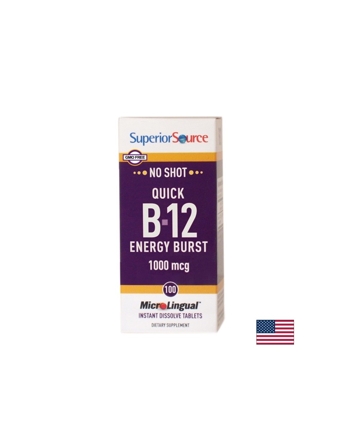 Vitamin B12 – Energiestoffwechsel, 100 Sublingualtabletten <tc>Superior Source</tc>