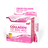 Fischkollagen 12.500 mg mit Retinol, Elastin und Hyaluronsäure – 20 x 25 ml