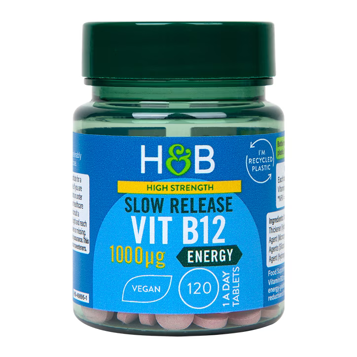 Vitamin B12 (Vitamin B12) 1000ug 120 Tabletten mit verzögerter Freisetzung HOLLAND & BARRETT