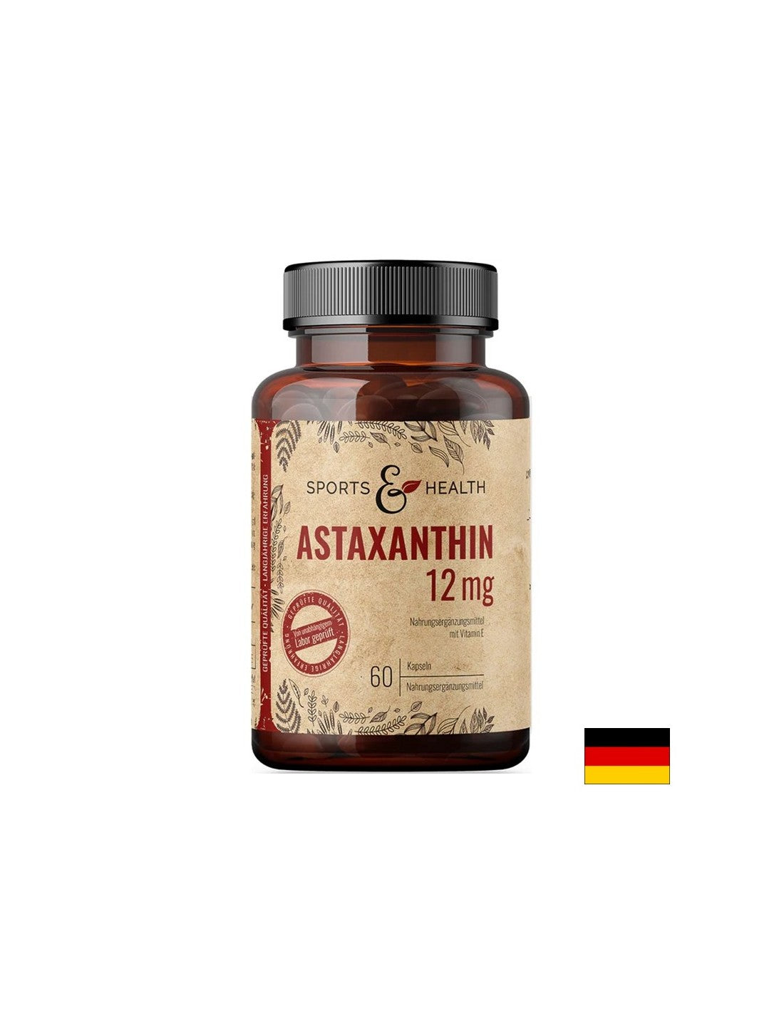 Gutes Sehen – Astaxanthin, 12 mg x 60 Kapseln