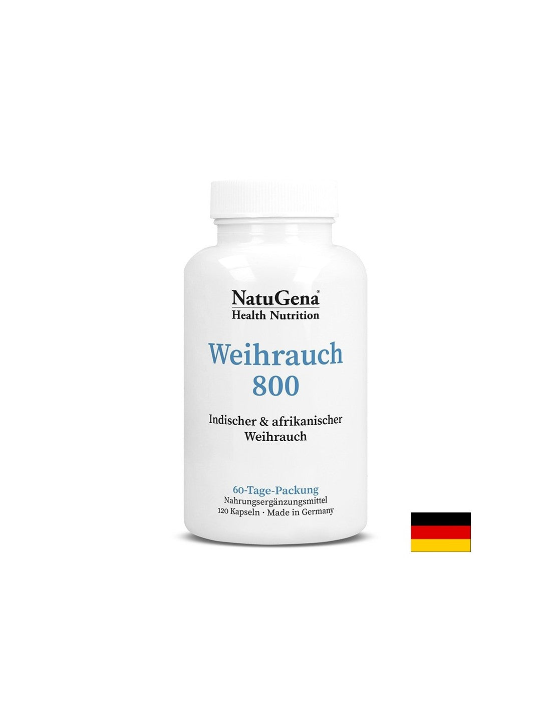 Knochen und Gelenke – Indischer und afrikanischer Boswellia-Extrakt + Lecithin, 120 Kapseln