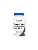 Knochen und Gelenke – Strontium (Citrat), 120 Kapseln <tc>Nutricost</tc>
