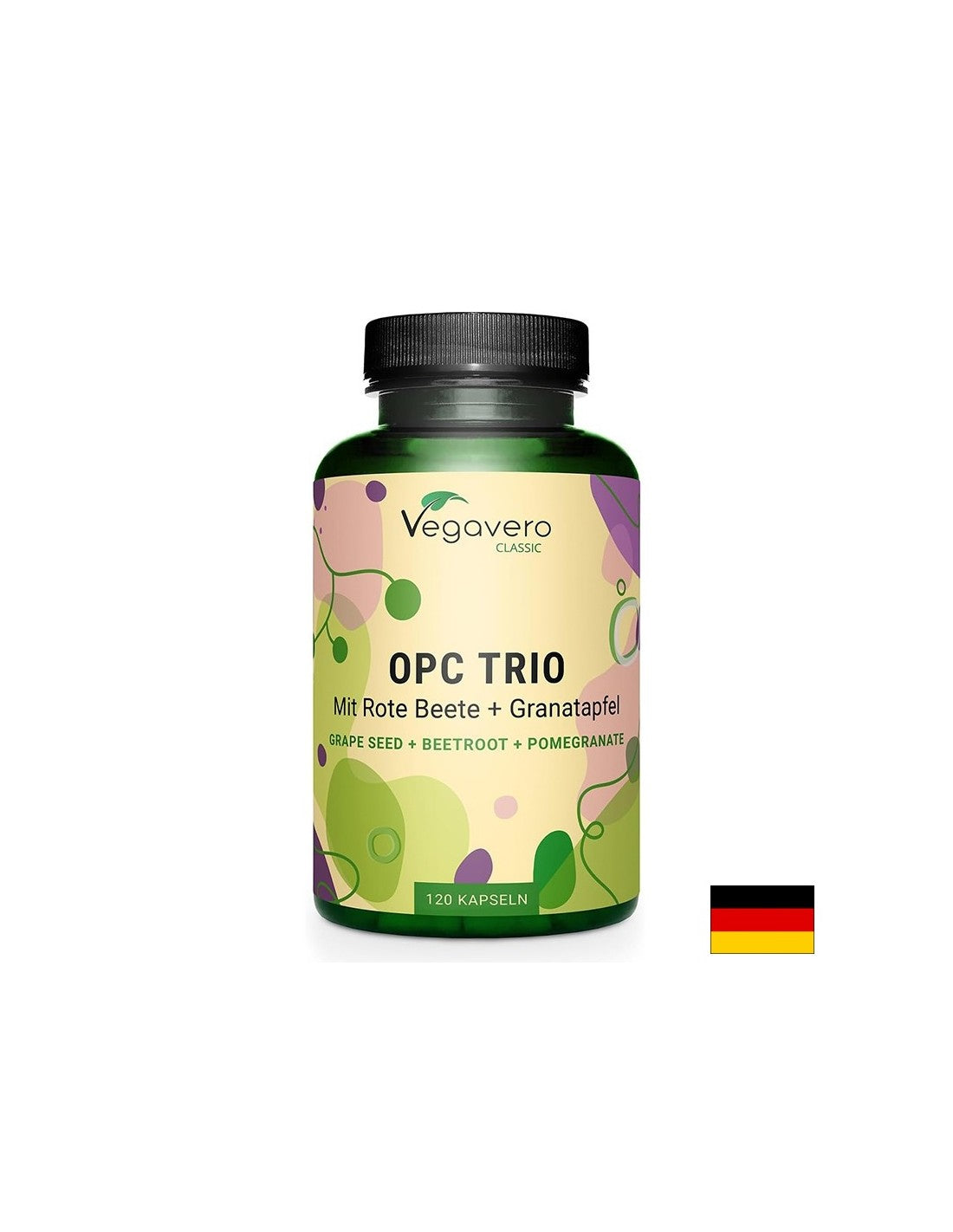 Antioxidantien-Formel mit ölhaltigen Arzneimitteln, schwarz und gelb, 120 Kapseln