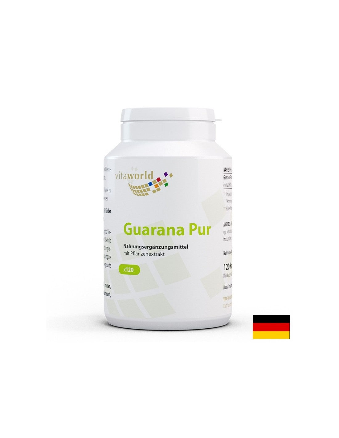 Fettverbrennung und mehr Energie – Guarana, 120 Kapseln