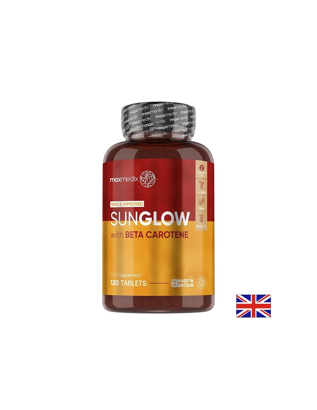 Sonnenbräunungsformel mit Beta-Carotin, 120 Tabletten