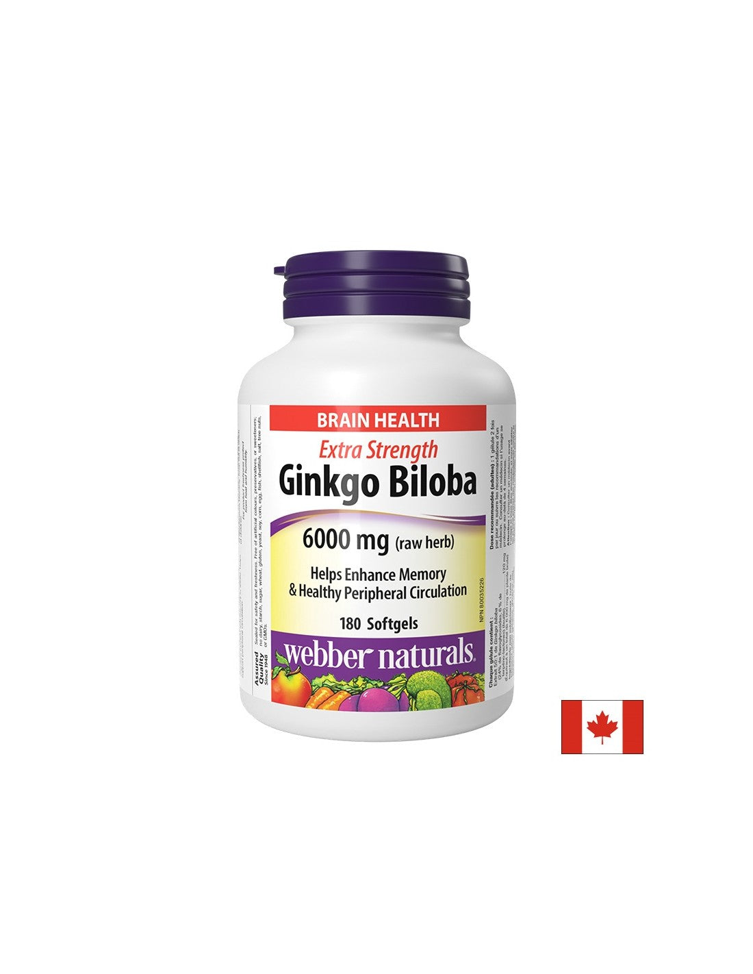 Gedächtnis und Konzentration – Ginkgo Biloba, 120 mg x 180 Softgel-Kapseln