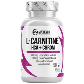 L-Carnitine + HCA + Chromium - 90 capsules - Nutra Best Europe