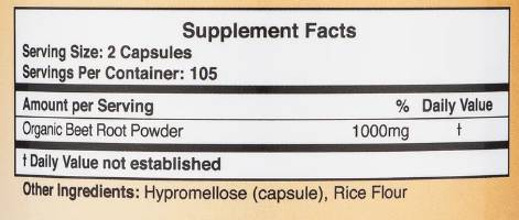 Rübenwurzel 1000 mg - 210 Kapseln