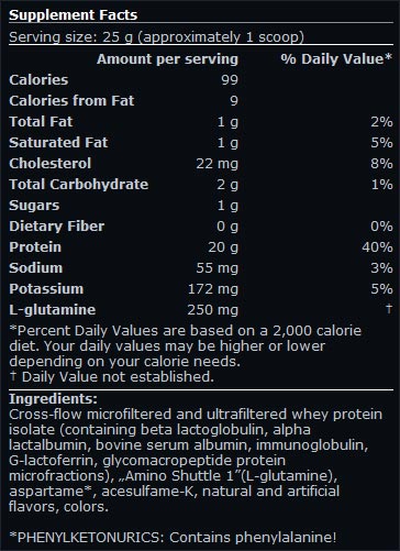 100% Molke -Isolat - 2,00 kg