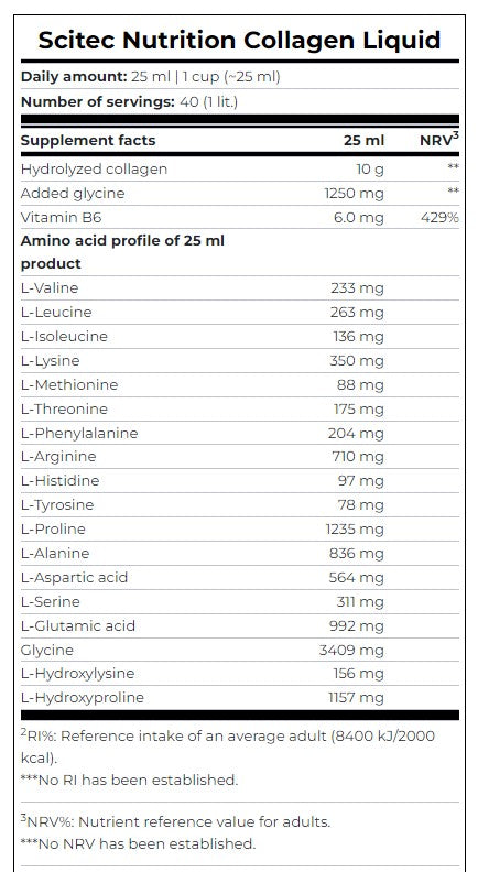 Kollagenflüssigkeit 1000 ml.