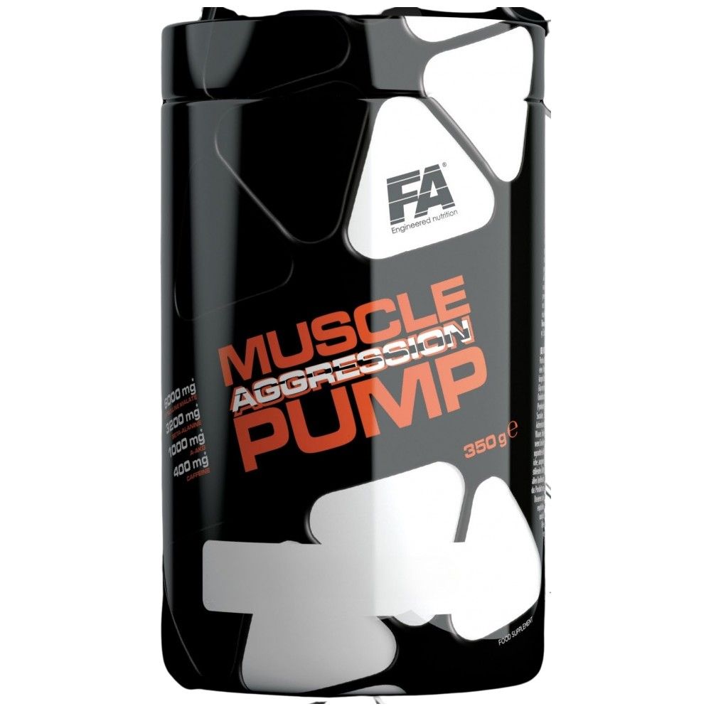 Muskelpumpe Aggression | Pre -Workout -Formel - 350 Gramm