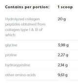 Kollagen hydrolysierte Peptide | Typ I & III - 600 Gramm
