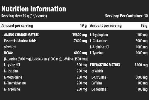 Amino -Ladung / 30 Serv. 0,570 kg