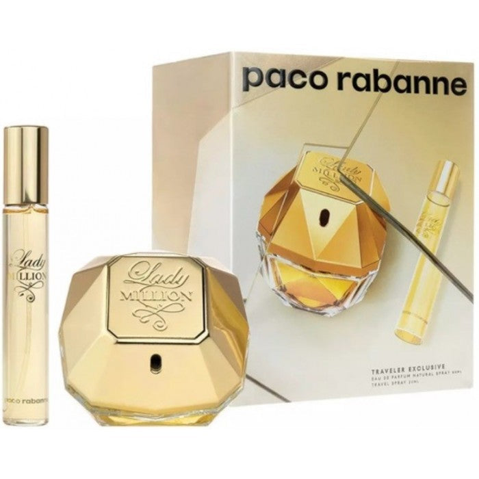 Set für Damen <tc>PACO RABANNE</tc> Lady Million - Eau de Parfum 80 ml + 20 ml
