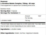 L-Citrullin-Malatkomplex 750 mg 60 Kapseln