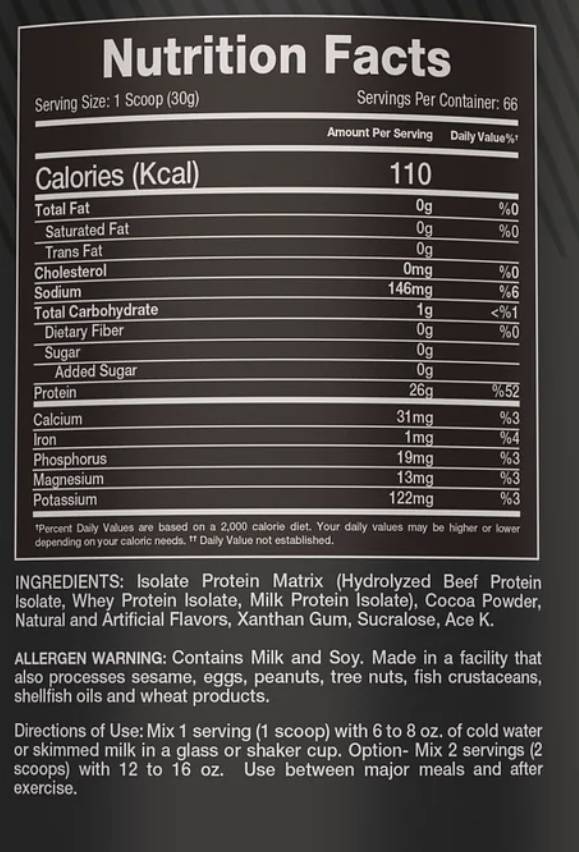 Premium -Isolat -Proteinmatrix 1996 Gramm