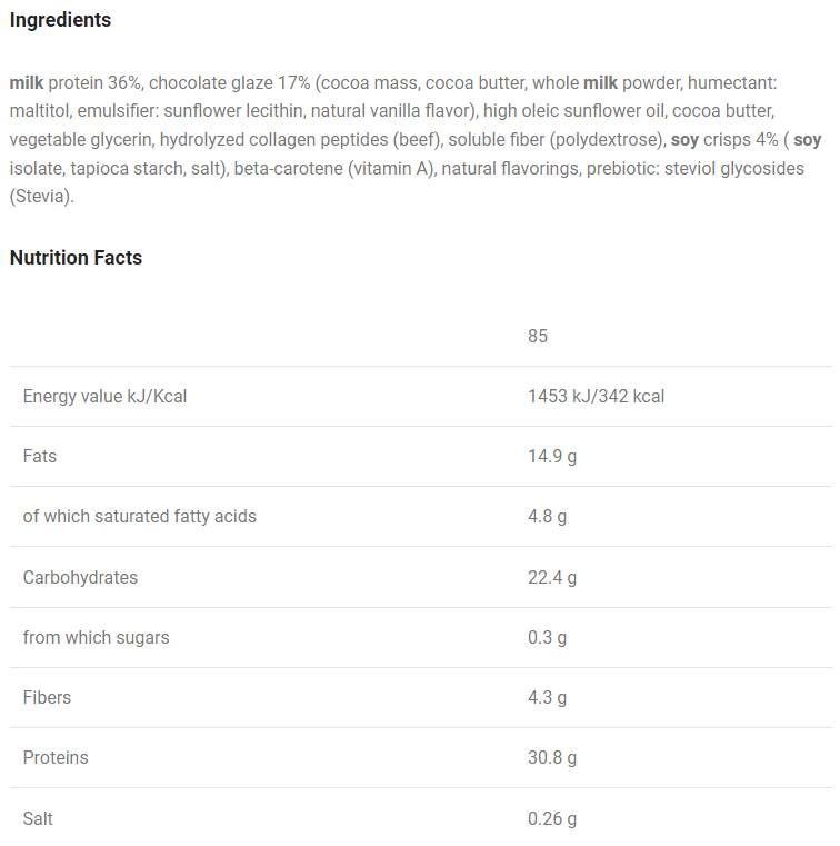Pro -Serie Protein -Bar -Kekse - 12 x 85 Gramm