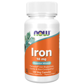 Iron 18 mg Ferrochel - 120 capsules - Nutra Best Europe