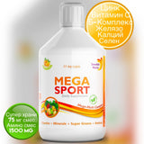 Mega Sport - Vitamine + Mineralien + Kollagen 1497 mg /500 ml/