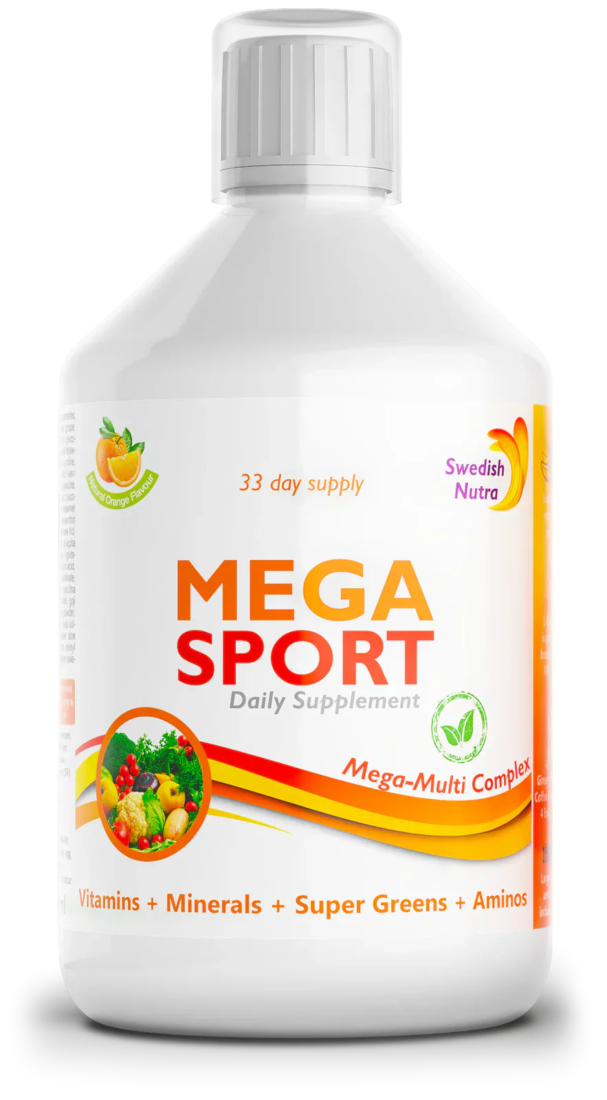 Mega Sport - Vitamine + Mineralien + Kollagen 1497 mg /500 ml/