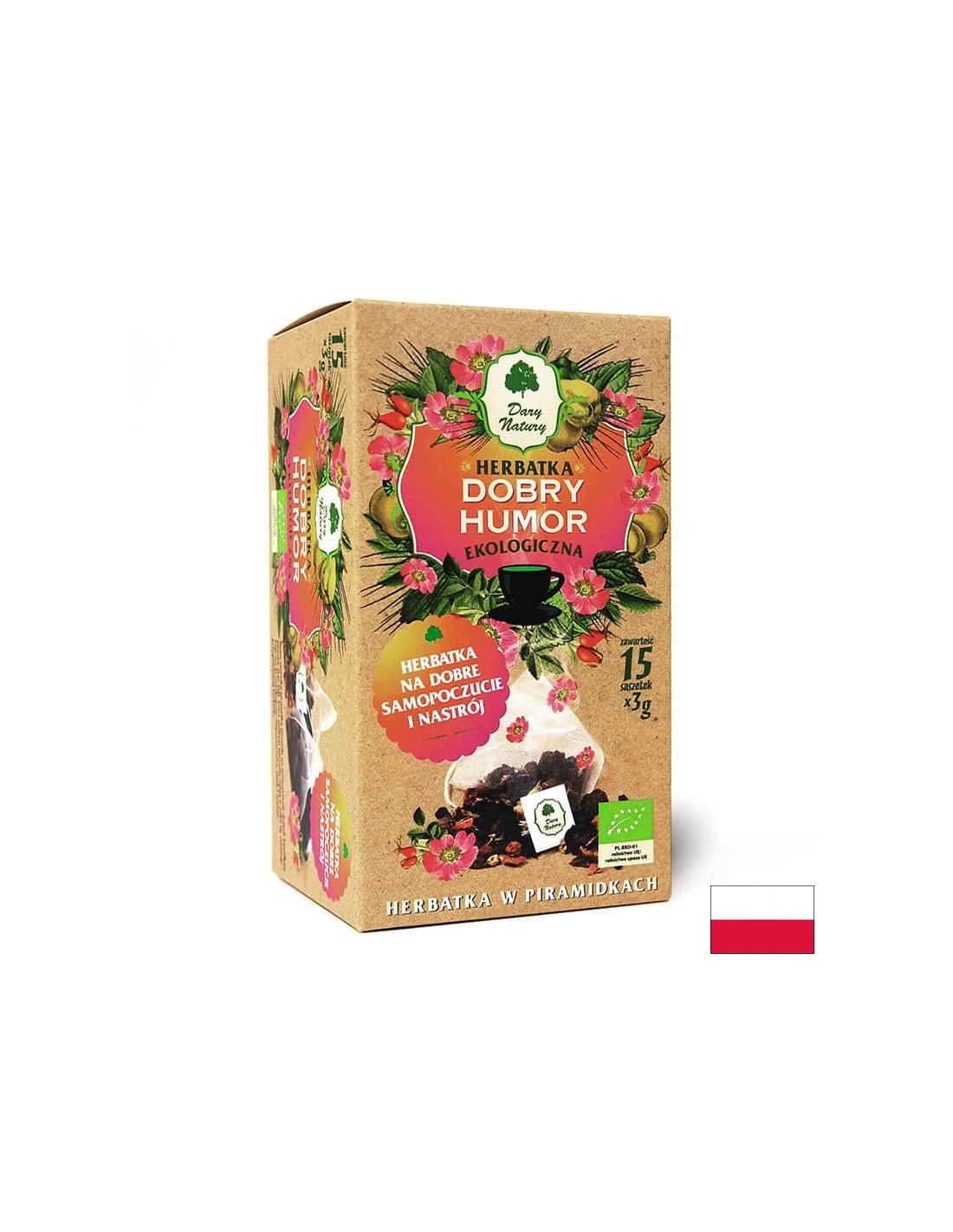 Kräutertee für gute Laune Bio, 15 Päckchen