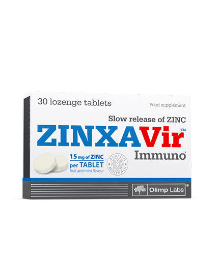 Zink 15 mg/ZINXAVir Immuno 30 Kautabletten <tc>Olimp</tc>