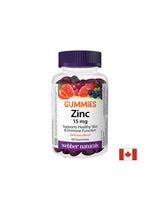 Immunität – Zink (Gluconat) Gummibärchen 15 mg, 60 Geleetabletten mit Fruchtgeschmack