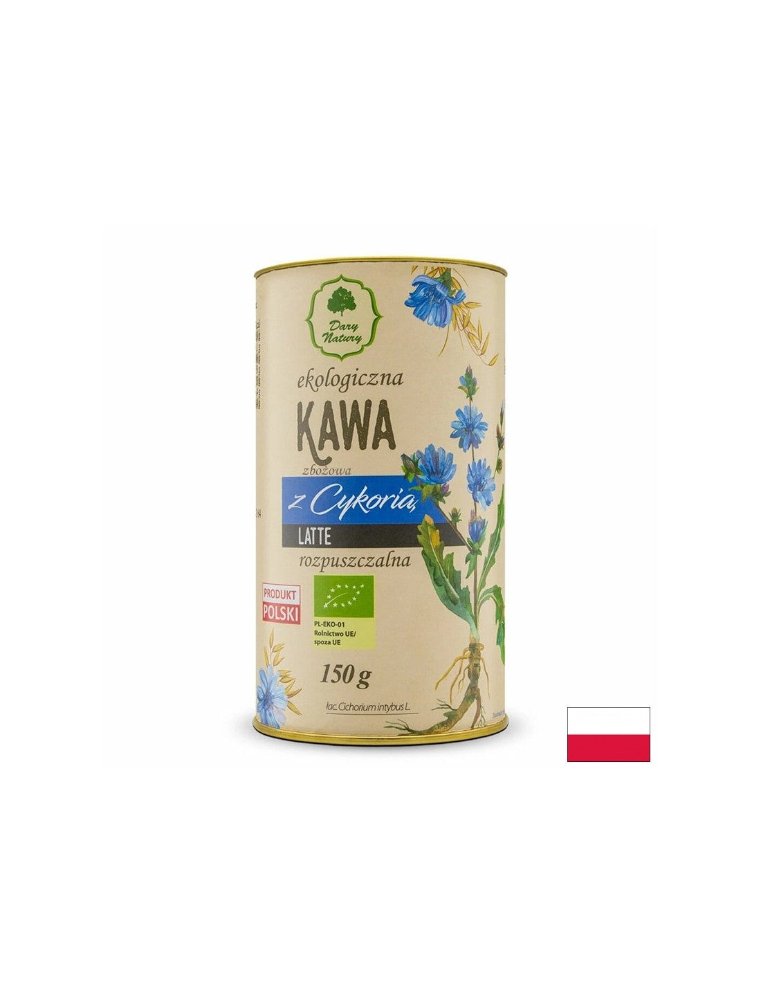 Instant-Latte mit Zichorie, Kräutern und Gewürzen, Bio, 150 g <tc>Dary Natury</tc>